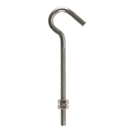 Hampton Hampton 02-3489-200 Clothesline Bolt Hook  0.312 x 7.25 in. - pack of 5 5336748
